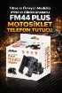JIEKAI FM-44 PLUS Titreşim Modüllü Motosiklet Telefon Tutucu – Ayna ve Gidon Aparatlı Universal Neon Yeşil resmi