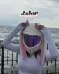 JIEKAI Model-05 Kask Peluşu Pink Devil – Tek Ebat resmi